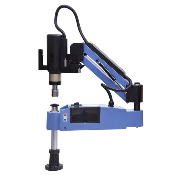 Electric Tapping Machine Tapper Tapping Arm Universal 360 Degree 375RPM High Speed Tap Collets Included