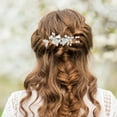 thumbnail image 4 of unbranded De Novia Con Pedrería Plateada Ideal Para Y Recepciones Elegantes, 4 of 8