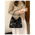 thumbnail image 4 of SPEKSEE Suede Hobo Bag for Women Studded Grommet Crossbody Tote Vintage Slouchy Shoulder Handbag Stylish Fall Purse, 4 of 6