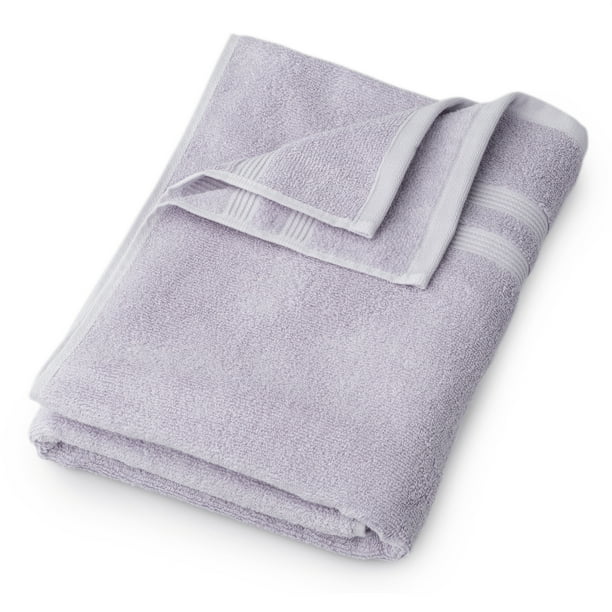Mainstays Performance Solid Bath Towel, 54" x 30", Coolwater