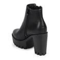 thumbnail image 3 of New Women Refresh Fabia-01 Leatherette Almond Toe Block Heel Lug Chelsea Bootie, 3 of 5