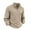 B-Khaki, variant on 1/4 Zip Sweatshirts Mens,Men Kangaroos Printed Half Zip Sweat Shirts Polos Shirts Pullover Vintage Long Sleeve Tops Stand Collar Sweaters for Fall Winter(B-Black,3XL)