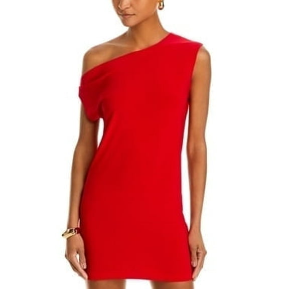 Norma Kamali Inc Casual Dress, Women's XL, Red