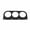 Three holes-Black, variant on Functional 2.1 Inch Single/Double/Three Gauge Mounting Panel Bracket Stand for Most Vehicles Oil Pressure & Speedometers