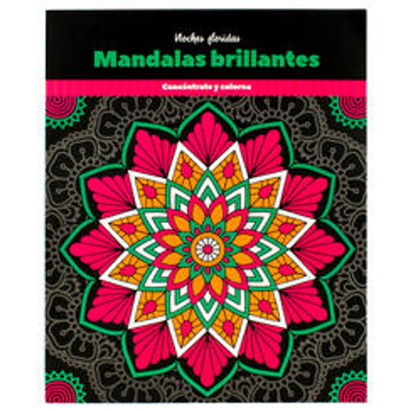 Libro Libro Para Colorear: Mandalas Brillantes: Punto A Punto Tapa Blanda, Autor Varios Autores, Editorial Animae