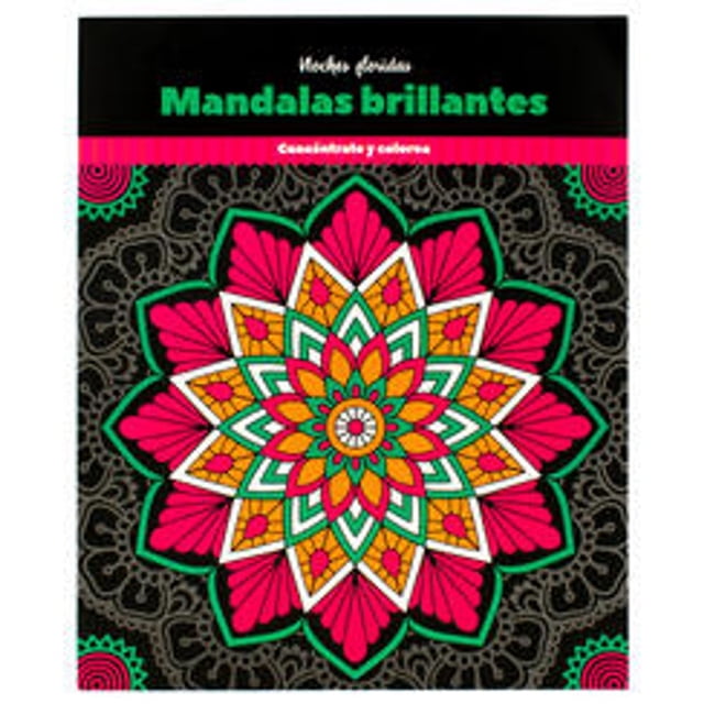 Libro Libro Para Colorear: Mandalas Brillantes: Punto A Punto Tapa Blanda, Autor Varios Autores, Editorial Animae