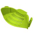 thumbnail image 1 of SUTENG Silicone Kitchen Strainer Clip On Strainer, Suitable For All Pots Bowls Kitchen Accessories Fruit Vegetable Washing Devices, Red, 1 of 5