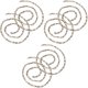 thumbnail image 2 of 6 uds cadena acrílica cadena acrílica correa de cadena desmontable suministros para fabricación de joyas FRCOLOR HaoMX16392003, 2 of 6