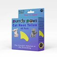 thumbnail image 2 of Purrdy Paws 40 Pack Soft Nail Caps for Cat Claws NEON Yellow Kitten, 2 of 4