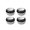 White 4pcs, variant on 4Pcs Universal Anti Vibration Pads Washing Machine Rubber Foot Mat Silent Refrigerator Furniture Pad Furniture Lifting Foot Base