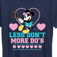 thumbnail image 3 of Disney - Less Dont More Dos Tennis - Women's Short Sleeve Graphic T-Shirt, 3 of 5