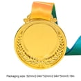 thumbnail image 4 of Premio Oro 2 Pulgadas Con Cinta para El Cuello Redonda Fiestas Competiciones (oro), 4 of 4