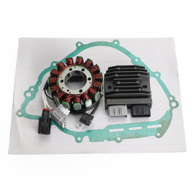 Estator magnético + rectificador de voltaje + junta para Yamaha 08-18 Rhino 700 Viking 700