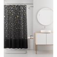 thumbnail image 1 of Rideau de douche décoratif imperméable en PEVA recyclé Mainstays, 1 of 7