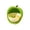 A003- Yellow, variant on Kitchen Strainer, Fruit Washing Sculpted Piece with Strainer, Tiered Fruit Basket for Countertop, Fruit Basket for Kitchen Counter, Cute Apple Shaped Yellow Double Layer 8X8X3.5