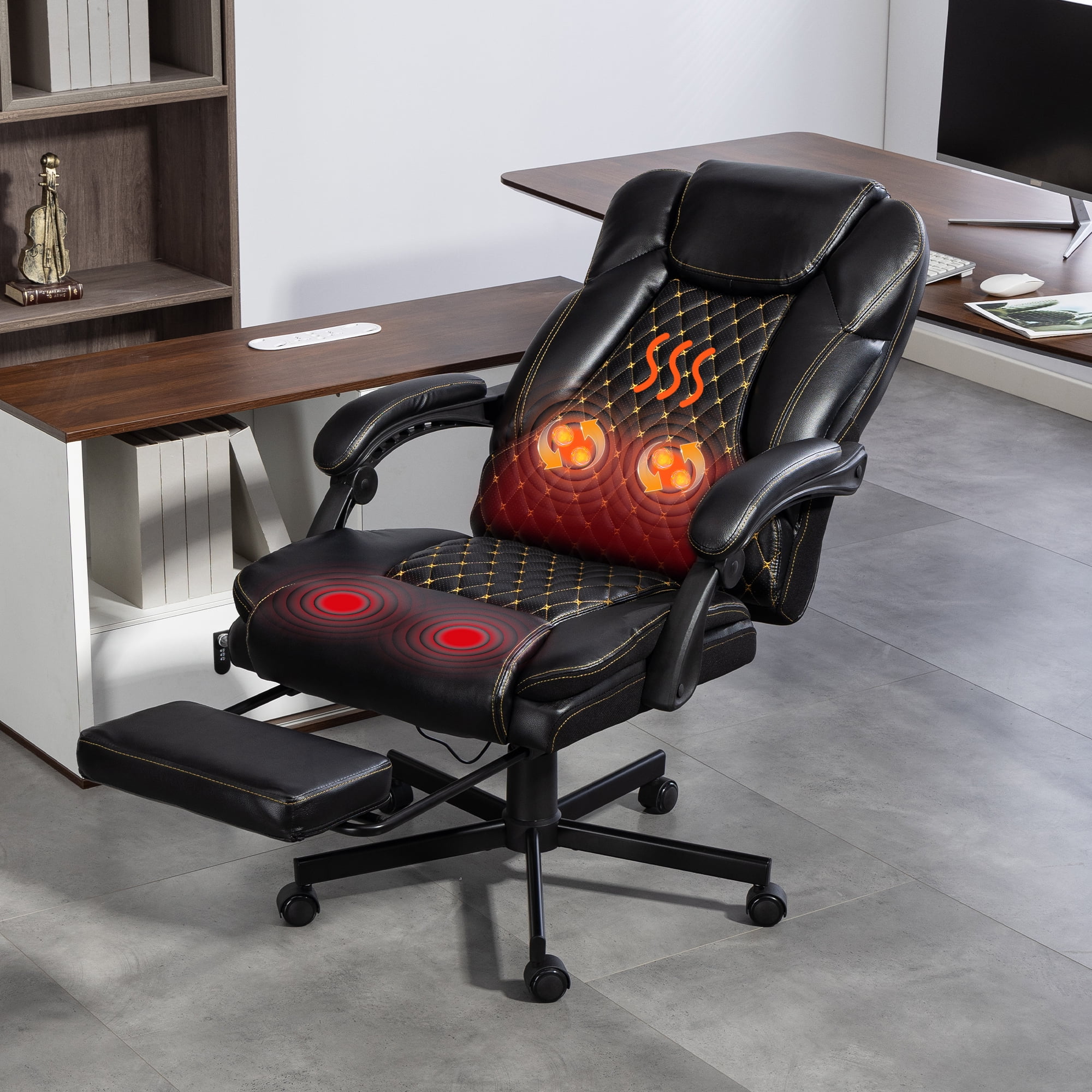 delmango kneading massage heated office product