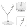 thumbnail image 2 of Crystal Sphere Holder Stands Metal Gazing Globe Holder Display Stand Display Easel For Air Plant Glass Natural Rack Diamonds Seashell Rock, 2 of 9