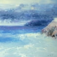 thumbnail image 2 of Yeremyan, Vahe 15x15 Gold Ornate Wood Framed with Double Matting Museum Art Print Titled - Pacific Coast No. 2, 2 of 4
