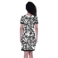 thumbnail image 5 of Moomaya Printed Nightwear Dress For WomenS Short Sleeve V-Neck Sleepwear Nightgown Dress, 5 of 5