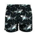 thumbnail image 6 of BiZtdJrK Big and Tall Beach Shorts for Men Novelty Graphic Print Drawstring Casual Shorts Fashion Swimwear Shorts with Pockets on sale or clearance Multicolor L, 6 of 7