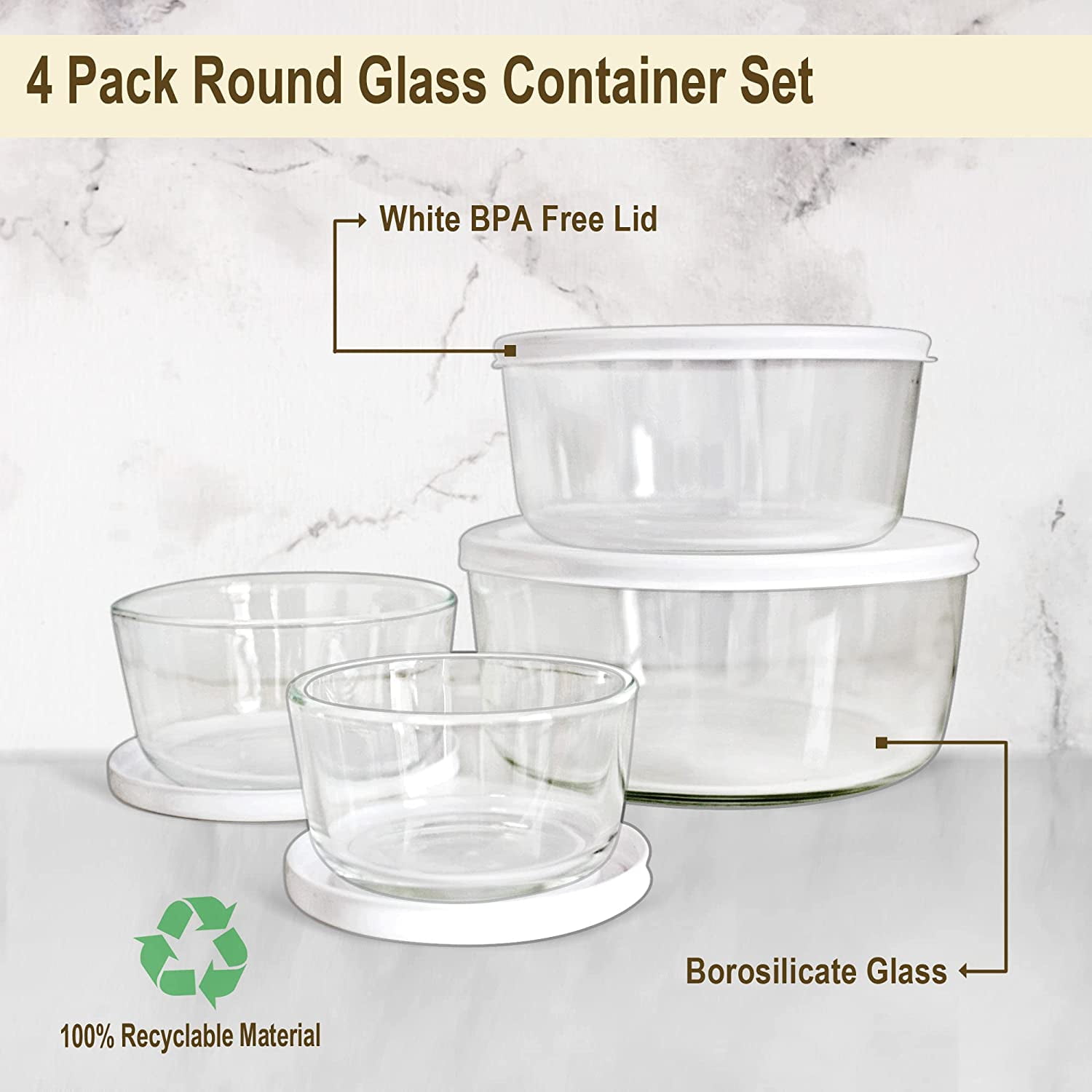 5, 8, 10 Liter Large Juice Glass Preserve Food Vinaigrette Airtight  Container