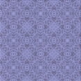 thumbnail image 1 of Ahgly Company Indoor Square Patterned Slate Blue Area Rugs, 6' Square, 1 of 6