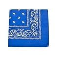 thumbnail image 1 of Mechaly Extra Large Quality Polyester Paisley Print Bandana 27 x 27 Inches, 1 of 2