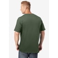 thumbnail image 2 of KingSize Men's Big & Tall Shrink-Less Lightweight Longer-Length V-Neck T-Shirt, 2 of 6