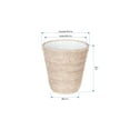 thumbnail image 4 of Kouboo 2 gal Removable Liner Rattan Wastebasket with Basket & Plastic Insert, White, 4 of 5