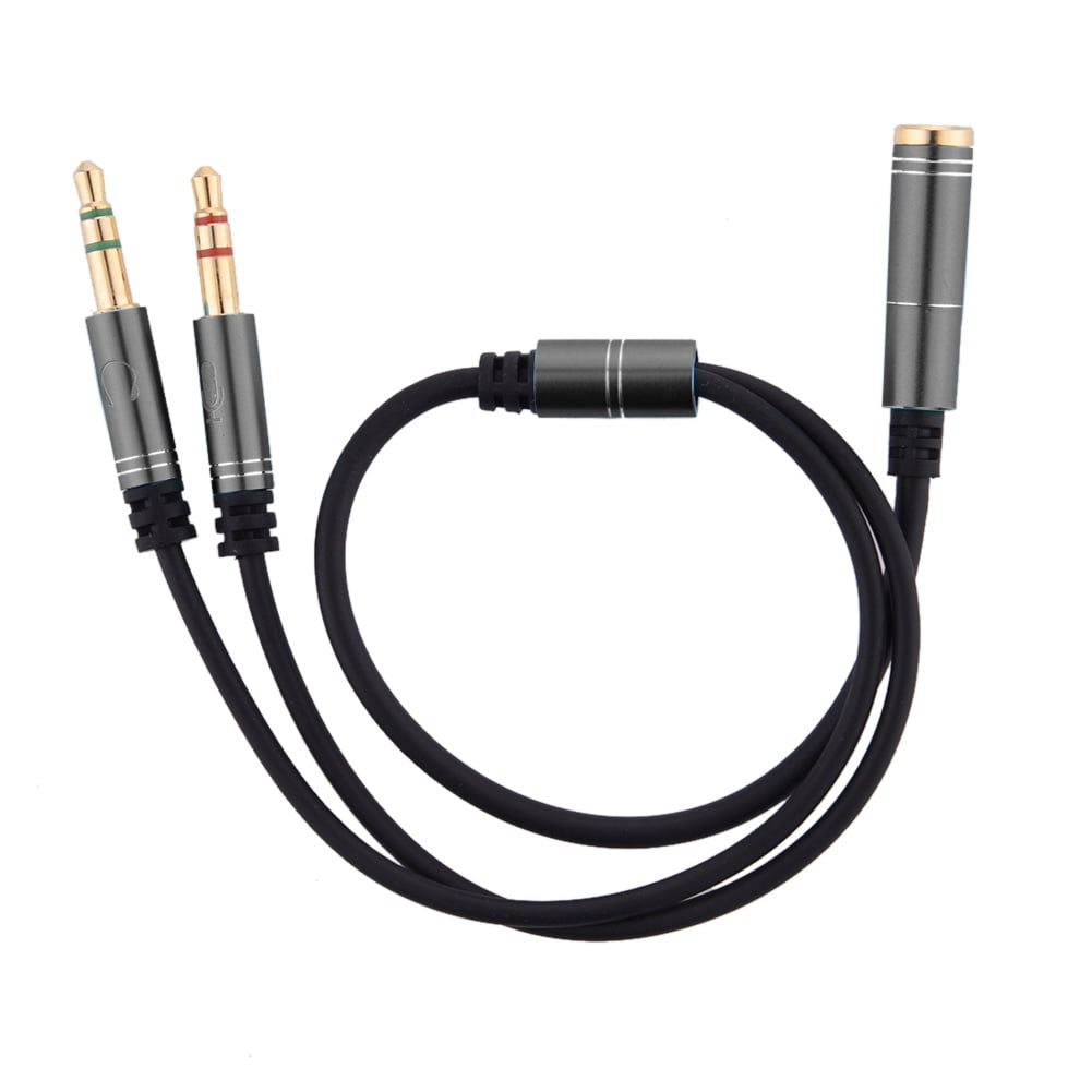 3.5 mm Audio Adapter Mobile Phone Headset Adapter Cable Desktop