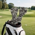 thumbnail image 4 of Uorisanigo Golf Club Head Covers for Driver, Fairway Hybrid Woods - 3 Pack Camouflage Print Golf Club Covers Set - Premium PU Headcover Fit Most Clubs, Accessories for Men Women, 4 of 7