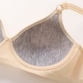 thumbnail image 7 of Womens Seamless Wireless Supportive Bra JIANLAI One Smooth U Smoothing Underwire Bras for Women, Convertible Straps, Ultra Light Beige, 7 of 7