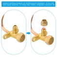 thumbnail image 5 of Uxcell Elbow 90 Degree Air Conditioner Stop Valve Fit for 1/4" OD Copper Tube, 5 of 5