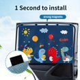 thumbnail image 4 of 1pc New 2 Layers Telescopic Magnetic Car Window Shades Mosquito Net Sun Cover Uv Protection Sun Block Mesh Car Curtain For Kids Baby, 4 of 4