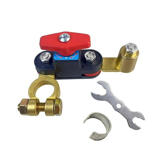 Car Battery Disconnect Switch Battery Isolator Power Cut Off Switches Battery Shut Off Switch for Car RV Boat Truck ATV