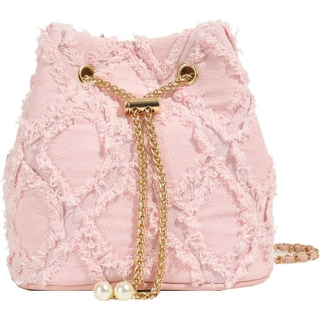 ShengRui Denim Bucket Bag  Jean Purses for Women Denim Crossbody Bags Hobo Bag Drawstring Handbag