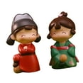 thumbnail image 5 of kowaku 1 Pair Traditional Sculptures for Young Couples Lovers Miniature Art Collection Fun Anniversary Gift for Birthday Gifts Versatile A, 5 of 9