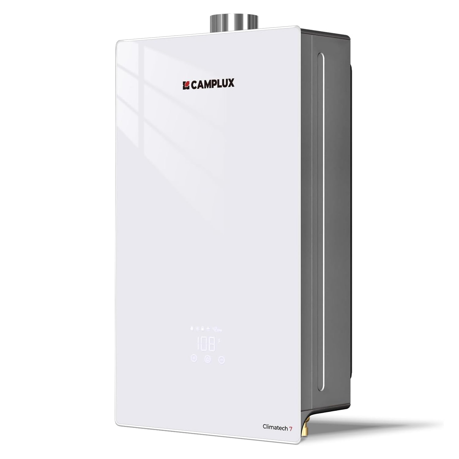 CAMPLUX Climatech 7, 6.86 GPM 170,000 BTU 120V Indoor Propane Tankless Water Heater with LED Display, CSA Certified, CA686WLP