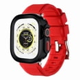 thumbnail image 1 of Correa de Silicona para Apple Watch con Funda Anticaída, Compatible con Todas las Series, 1 of 5