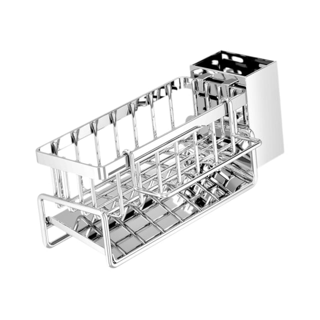 Organizador de fregadero de cocina, soporte para esponja, dispensador de jabón premium multiusos, organizador de fregadero, escurridor para hotel,