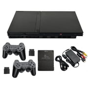 Restored PlayStation 2 PS2 Slim Video Game Console with 8MB Data Storage, Sonic Character Group