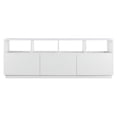 thumbnail image 3 of Henn&Hart 68"W Trasitional Engineered Wood TV Stand in White Finish, 3 of 9