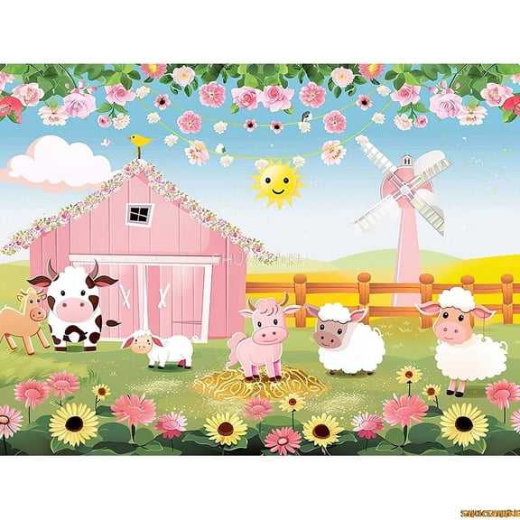 Happy Birthday Party Photography Backdrop Baby Shower Newborn Portrait Colorful Balloon Arch r Photo Studio Background AR-12