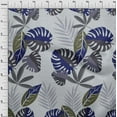 thumbnail image 4 of oneOone Polyester Spandex Gray Fabric Tropical Leaf Sewing Craft Projects Fabric Prints By Yard 56 Inch Wide, 4 of 4
