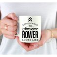 thumbnail image 3 of Koyal Wholesale Ceramic Coffee Tea Mug, This is What an Awesome Rower Looks Like, 3 of 4