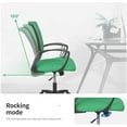 thumbnail image 2 of BestOffice Ergonomic Mesh Office Chair – Adjustable Mid-Back, Lumbar Support, Armrests, and Swivel Rolling Wheels for Home or Computer Use, Green, 2 of 7