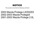 thumbnail image 2 of SIM Front Semi-Metallic Disc Brake Pads SIM-893 for Car Mazda Protege Protege5, 2 of 8