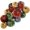 Rustic Fall Color, variant on 16 Pcs Assorted Small Faux Rustic Harvest Velvet Pumpkins Decorative Rust Orange Gold Olive Gray Fabric Pumpkins Foam Pumpkins Farmhouse Fall Thanksgiving Halloween Table Centerpiece Decor