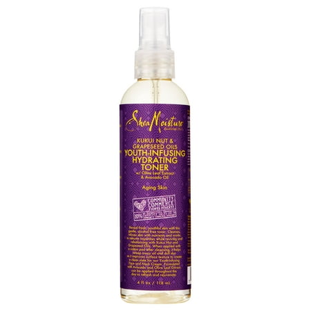 SheaMoisuture Kukui Nut & Grapeseed Oil Youth-Infusing Hydrating Facial Toner, 4 oz