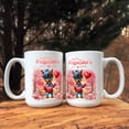 thumbnail image 3 of Happy Valentine’s Day Adorable Doberman Pinscher Puppy Holding Heart Balloon Mug Doberman Dog Lover Gifts Coffee Tea Cup - 00030, 3 of 4